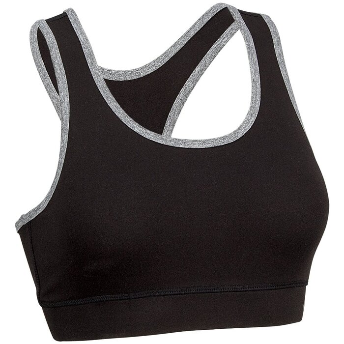 Avento® Avento - Sports bra • Women • Black/Gray mélange