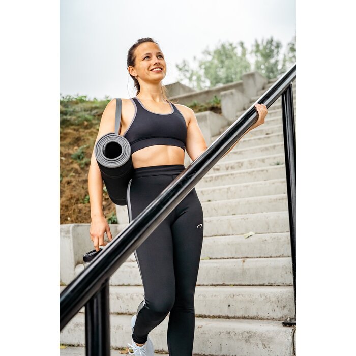 Avento® Avento - Sports bra • Women • Black/Gray mélange