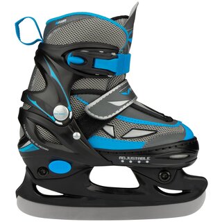Galgary® Ice hockey skate junior adjustable semi -soft boat • Galgary - Black/Silver