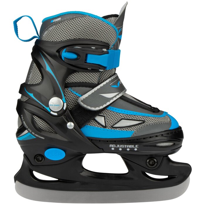 Galgary® Galgary® - IJshockeyschaats Junior Verstelbaar Semi-Softboot • Galgary - Zwart/Zilver