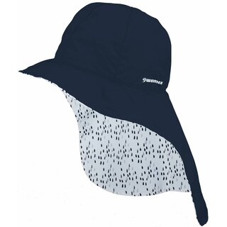 Waimea® Waimea® - UV Hoed met Achterflap Junior Reversible • Bora • Marine