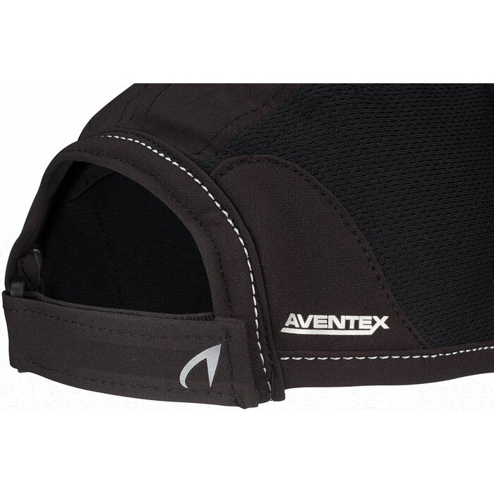 Avento® Avento® - Runningcap Basic Black • QUICK DRY • Zwart/Zilvergrijs