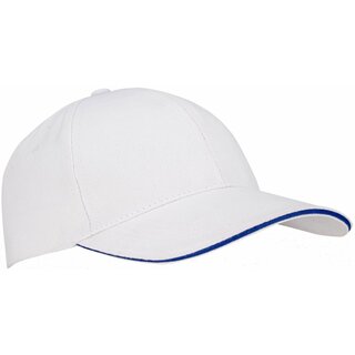 New Port® New Port® - Baseballcap Junior • SANDWICH • Wit/Aqua