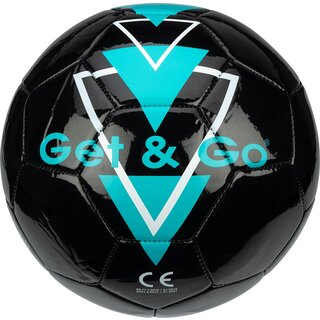 Get & Go® Soccerball • TRIANGLE SPEED ​​• Black/Smaragd
