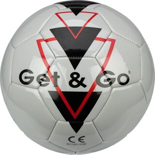 Get & Go® Fußball • TRIANGLE SPEED • Grau/Rot