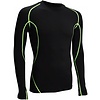 Avento® Langärmeliges Kompressionsshirt COMFORT • Männer • Schwarz/FluoGelb