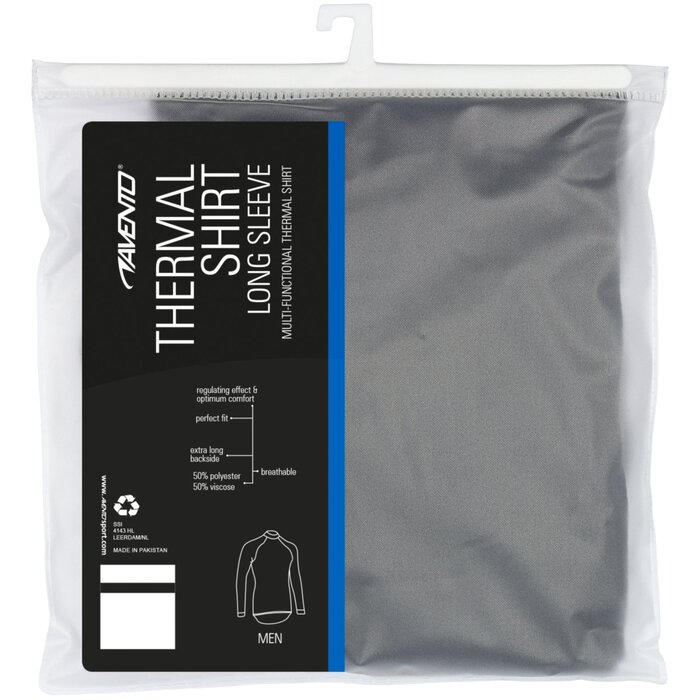 Avento® Avento® - Thermoshirt Lange Mouw • Heren • Zwart