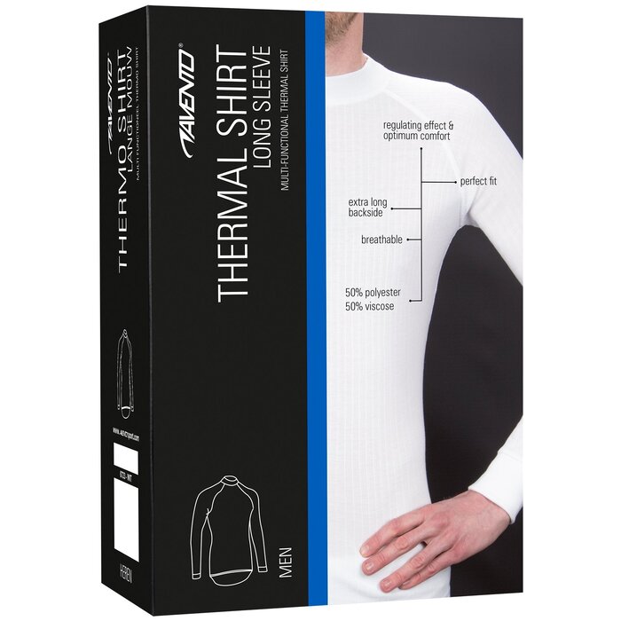 Avento® Avento - Thermo shirt Long sleeve • Men • White