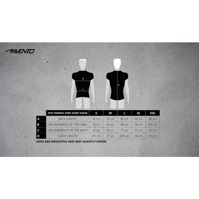 Avento® Avento® - Thermoshirt Korte Mouw • Heren • Zwart