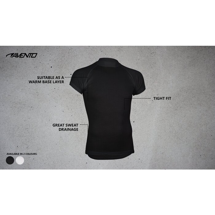Avento® Avento - Kurzärmeliges Thermoshirt • Männer • Weiß