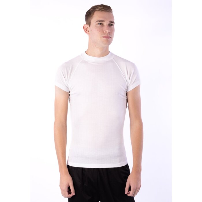 Avento® Avento® - Thermoshirt Korte Mouw • Heren • Wit