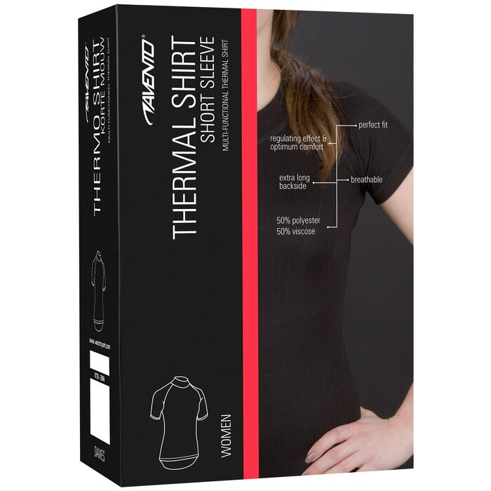 Avento® Avento - Kurzärmeliges Thermoshirt • Frauen • Schwarz