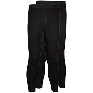 Avento® Pantalon thermique Junior • 2-PACK • Noir