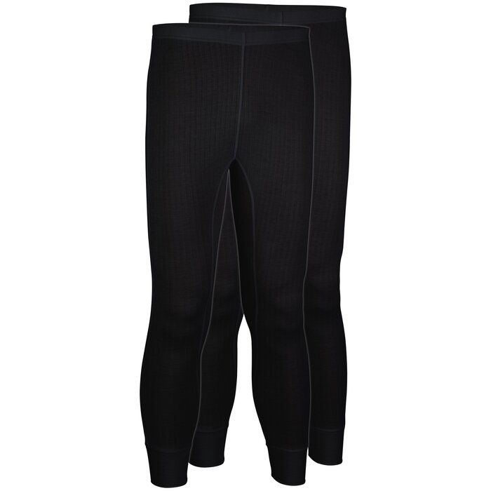 Avento® Avento - Pantalon thermique Junior • 2-PACK • Noir