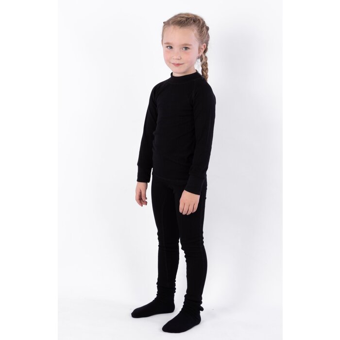 Avento® Avento® - Thermobroek Junior • 2-PACK • Zwart