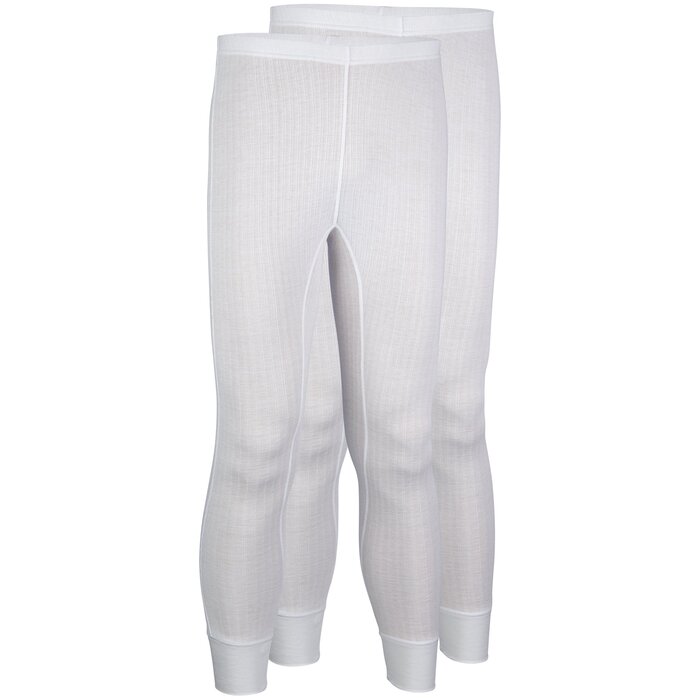 Avento® Avento - Thermo pants Junior • 2-PACK • White