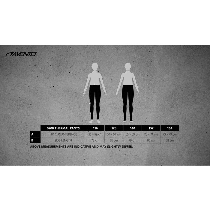 Avento® Avento® - Thermobroek Junior • 2-PACK • Wit