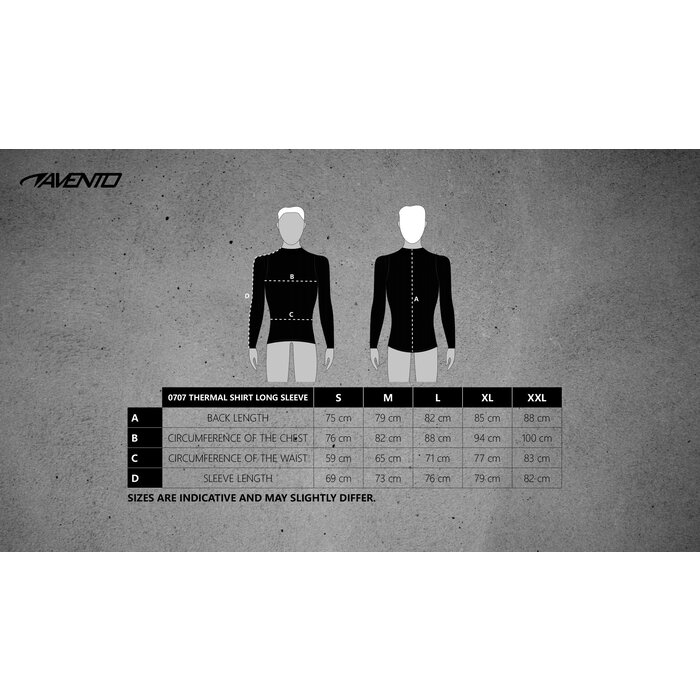 Avento® Avento® - Thermoshirt Lange Mouw Heren • 2-PACK • Zwart
