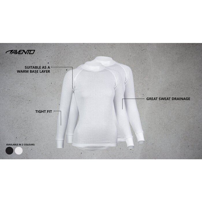 Avento® Avento - Thermoshirt Long Sleeve Ladies • 2-PACK • White