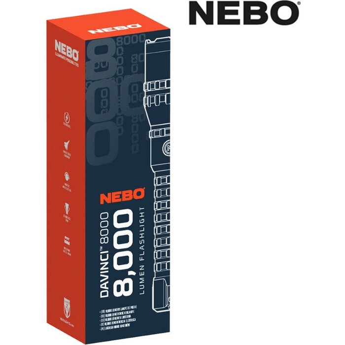 NEBO Nebo - Davinci 8000 - Rechargeable