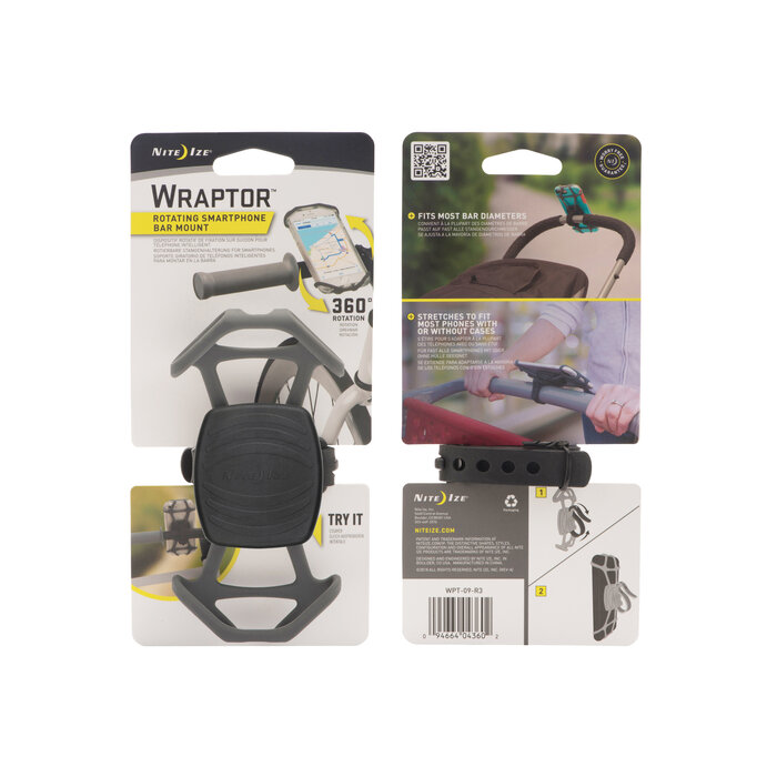 Nite Ize Nite ize wraptor vélo de téléphone support noir