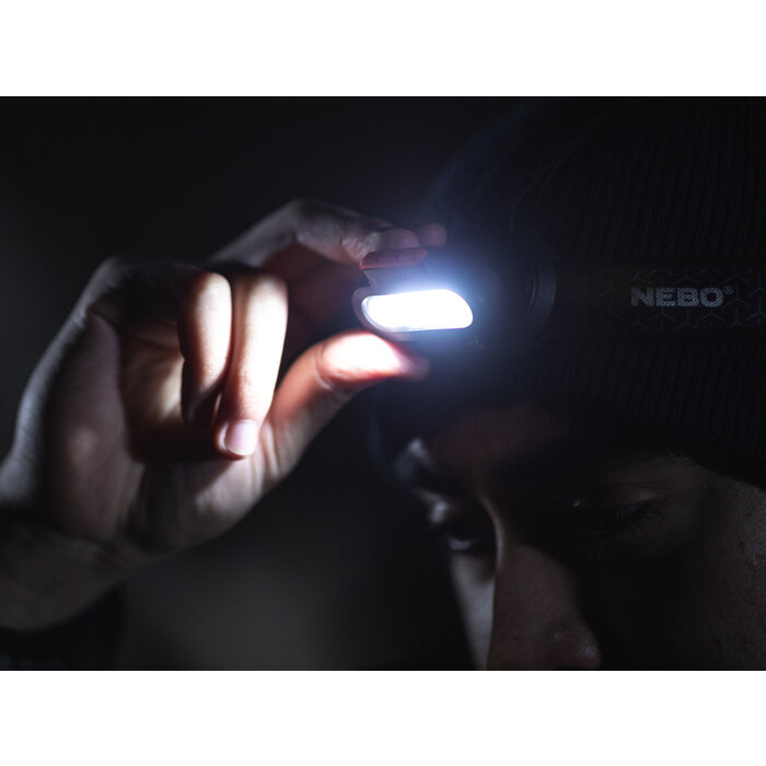 NEBO Nebo - Headlamp Einstein 1500 Flex - Rechargeable - Black