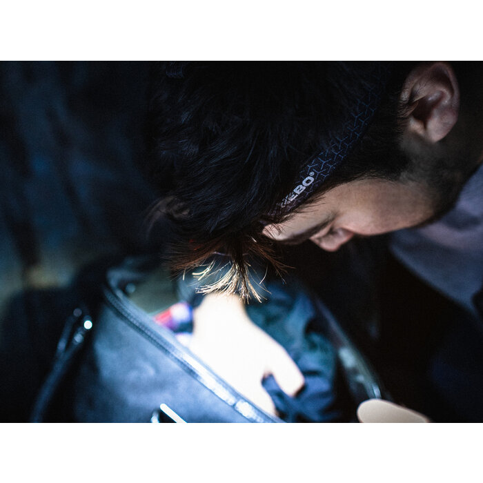 NEBO Nebo - Hoofdlamp Einstein 1500 Flex - Oplaadbaar - Zwart