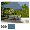 Shadow cloth triangle - UV protection UPF 50+ - 3x3x3m - Blue