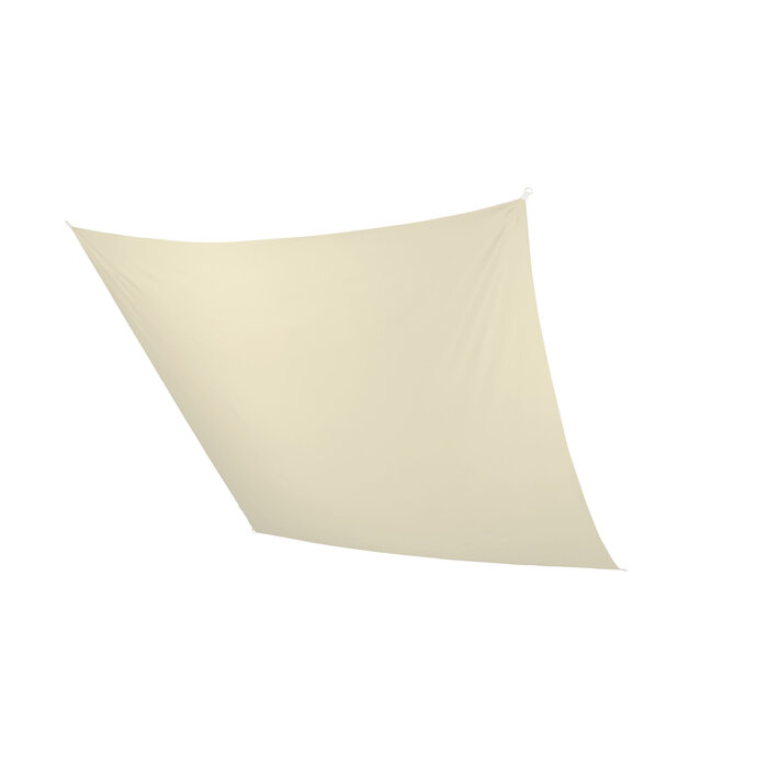 Tissu d'ombre avec protection UV UPF 50+ - 3x3 mètres - Off Blanc