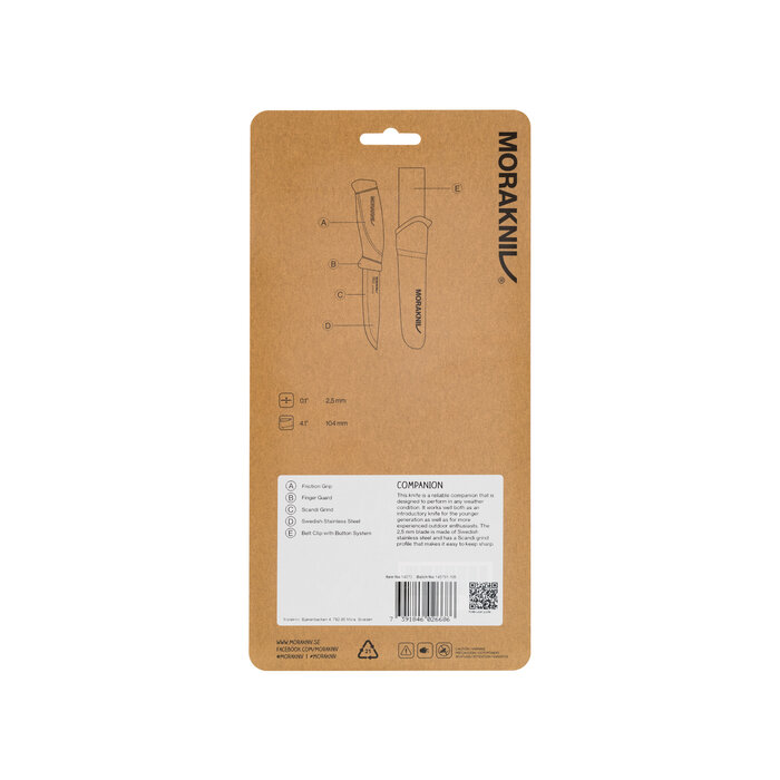 Morakniv Morakniv - Companion Olive Green - Clampack