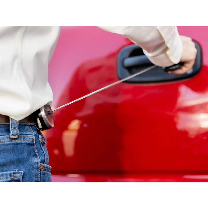 Key-Bak Key-Bak - 24" EDC Retractor - #4 - Stainless steel chain