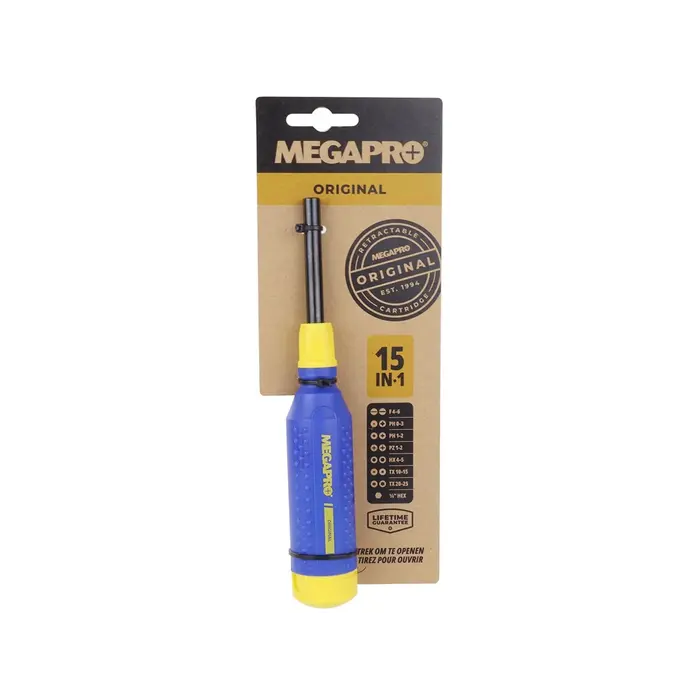 Megapro Original 15-in-1-Multibit-Schraubendreherkarte