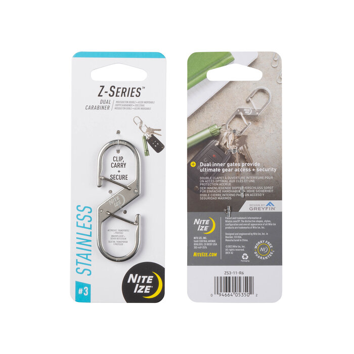 Nite Ize Nite Ize Z-Serie Karabiner Silber #3