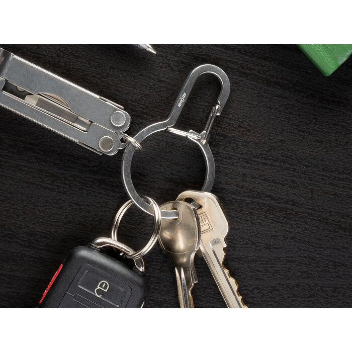 Nite Ize Nite Ize DualPass Sleutelring Zilver
