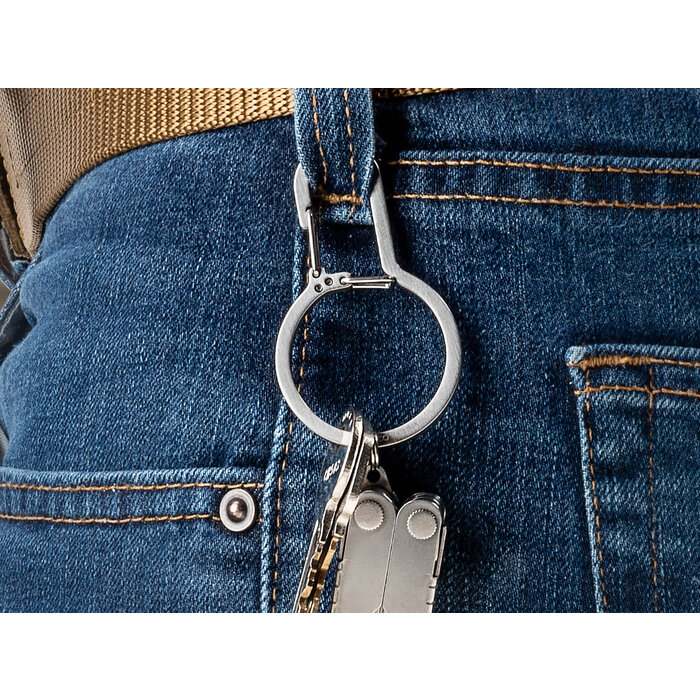 Nite Ize Nite ize Dualpass Key Ring Silver