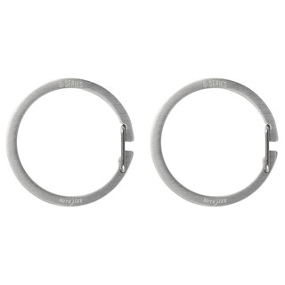 Nite Ize Nite Ize O-Serie Key Ring 2-Pack Silber