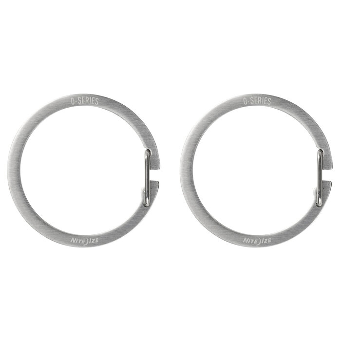 Nite Ize Nite Ize O-Serie Key Ring 2-Pack Silber