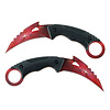X-Treme X-treme festes Karambit Fire Rot