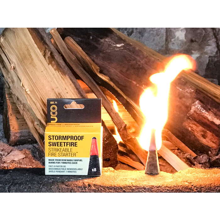 Uco UCO Sturmsicheres Süßfeuerfeuerstarter 8 Pack