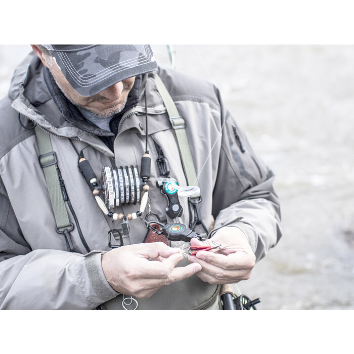 Boomerang Boomerang einziehbares Ausrüstung Tether kleines Karabinerfischen