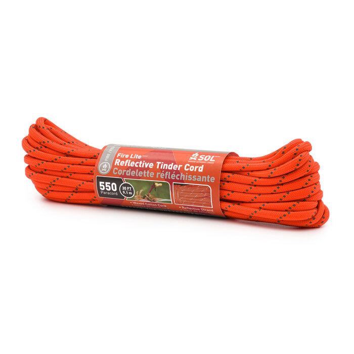 Sol Sol Fire Lite 550 Tinder Paracord 9.1 m