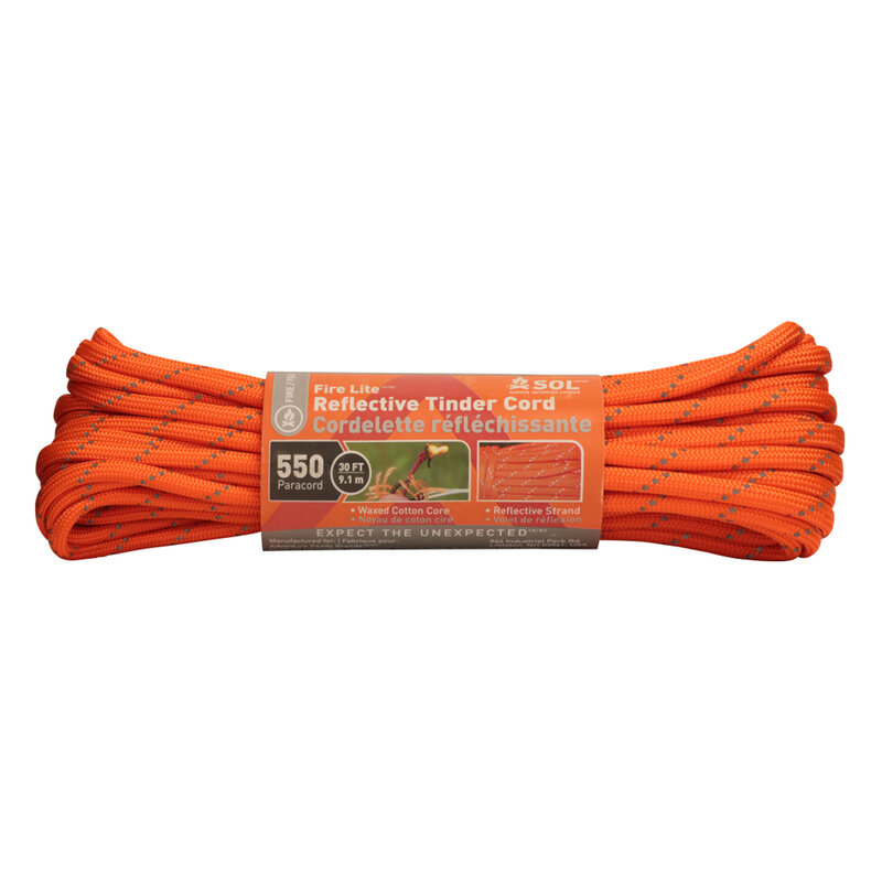 Sol SOL Fire Lite 550 Tinder Paracord 9,1 m