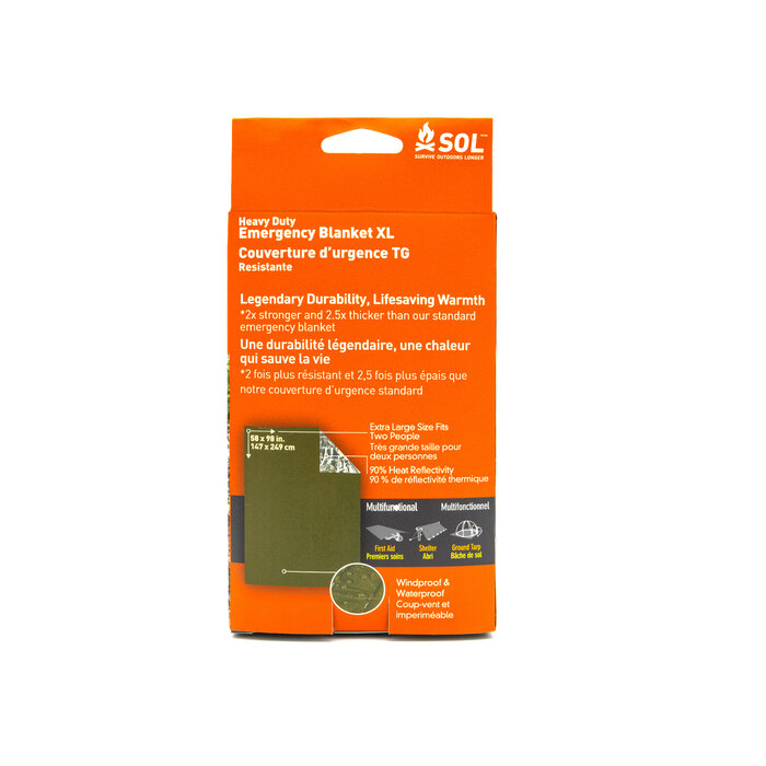 Sol Sol Thermal Emergency Couverture XL