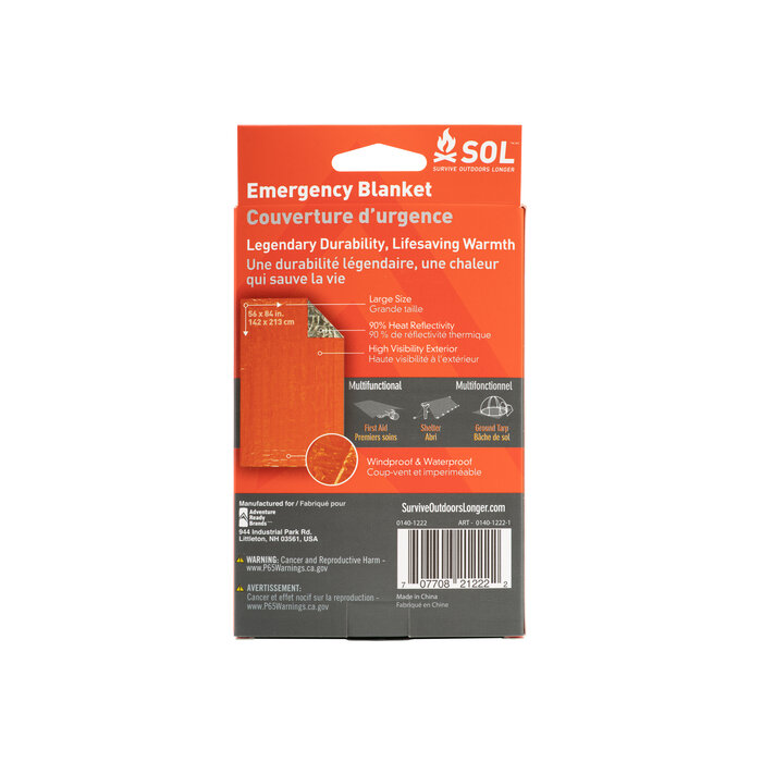 Sol Couverture d'urgence thermique Sol