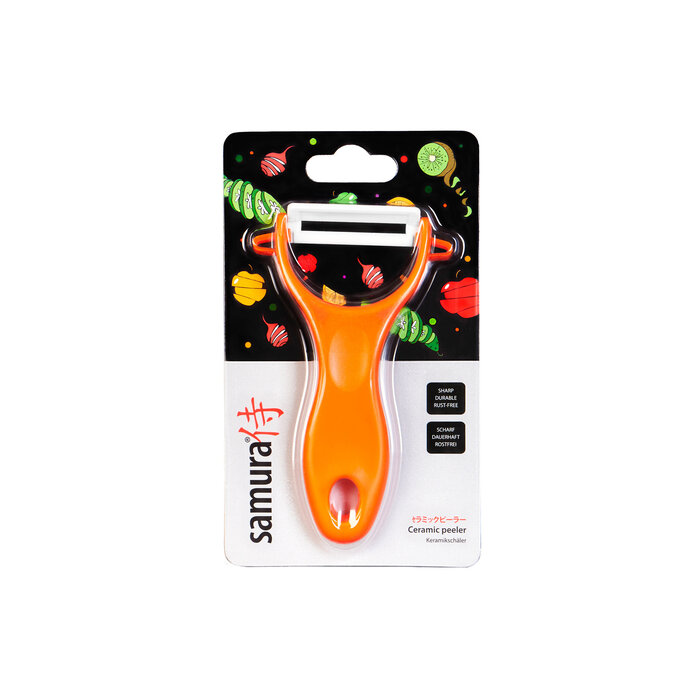 Samura Samura en céramique épluche orange