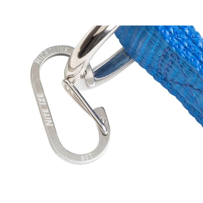 Nite Ize Nite Ize Microlink Pet Tag Carabiner 2-Pack Silber
