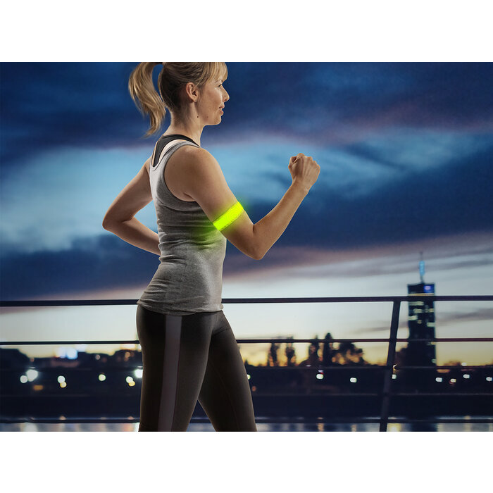 Nite Ize Nite ize Slaplit Bracelet de sécurité rechargeable jaune