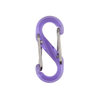 Nite Ize Nite Ize S-Biner Karabijnhaak 2-Pack Paars #0