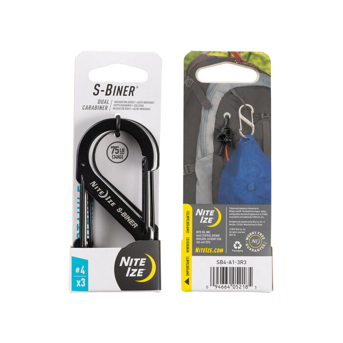 Nite Ize Nite Ize S-Biner Karabijnhaak 3-Pack Asorti #4