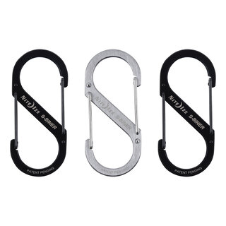 Nite Ize Nite Ize S-Biner Karabijnhaak 3-Pack Asorti #2